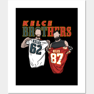 Kelce Brothers Posters and Art